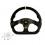 OMP steering wheel 330mm Black Superquadro