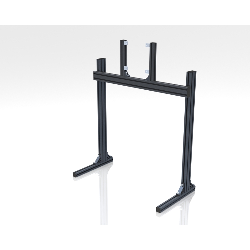 Support single screens on legs Grey or Black 19-42 inches