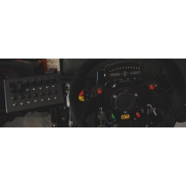 Support noir Button box 