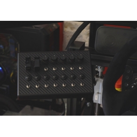 Support noir Button box 
