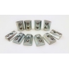 Pack of 10 post-mounting nuts diameter 8