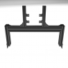 Black support, single junction screen (19 to 42 inches)