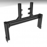 Black support, single junction screen (19 to 42 inches)