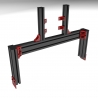 Black support, single junction screen (19 to 42 inches)