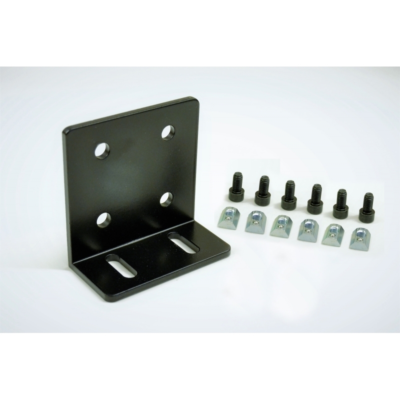 Color junction brackets with screws Color junction brackets with screws