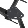 Adjustable angle plates triple screen support