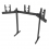 Black triple screen support on legs from 19 to 32", angle plates adjustable from 20 to 60°.