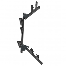 Colored Support triple screens by junction - 19 to 32''