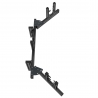 Colored Support triple screens by junction - 19 to 32''