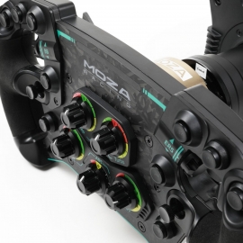 MOZA RACING VOLANT GS V2 ALCANTARA, monté et paramétré