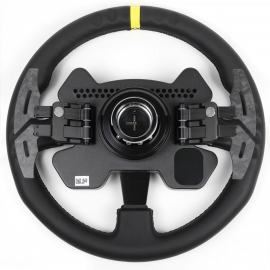 MOZA RACING RS V2 STEERING WHEEL VERSION CUIR, monté et paramétré