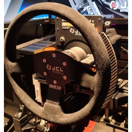 Volant Sparco P300 plat en peau retournée