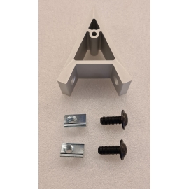 45° angle bracket and screws