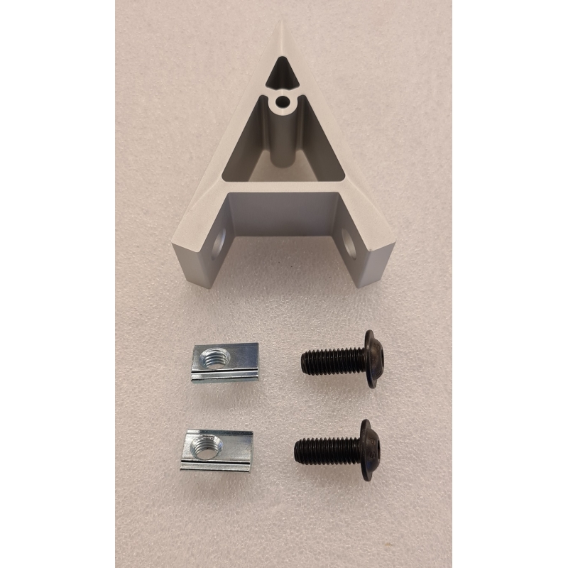 45° angle bracket and screws
