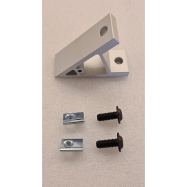 45° angle bracket and screws